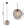 GRADE A1 - Copper Basket Pendant Light - Metal