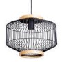 GRADE A1 - Box Opened Woodbury Black Metal Cage Pendant Light