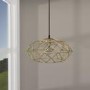 Gold Cage Geometric Pendant Light -Chicago