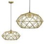 Gold Cage Geometric Pendant Light -Chicago