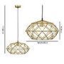 Gold Cage Geometric Pendant Light -Chicago