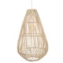 Large Rattan Teardrop Pendant Light - 32 x 52cm - Memphis