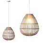 Large Rattan Pendant Light - 35 x 38cm - Memphis