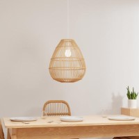 GRADE A1 - Box Opened Memphis Large Rattan Pendant Light - 35 x 38cm