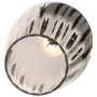 GRADE A1 - Box Opened Bloomfield Smoked Glass & Chrome Pendant Light