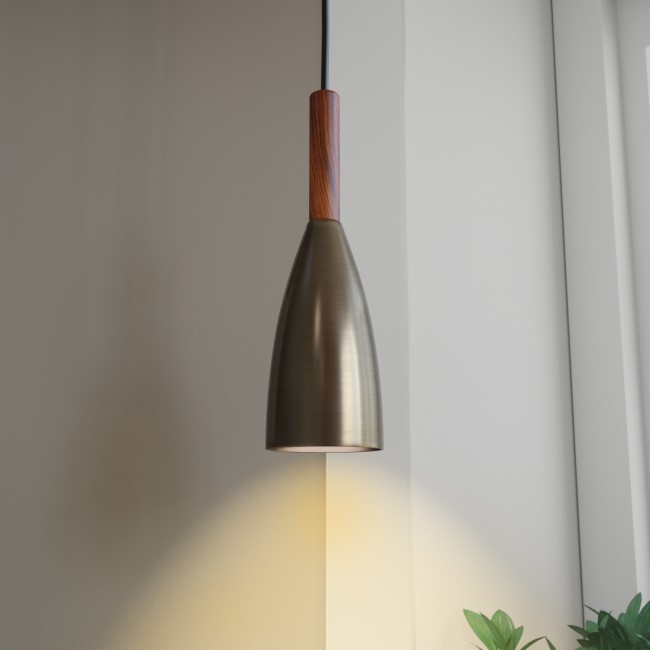 Nickel Cloche Pendant Light - Destin