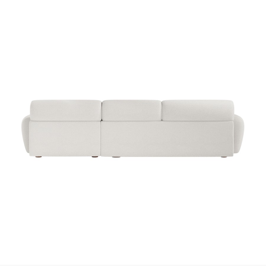 Large Cream Boucle Right Hand 4 Seater Corner Sofa – Mahalia