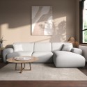 MLI004 Large Cream Boucle Right Hand 4 Seater Corner Sofa – Mahalia