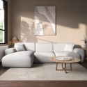 MLI005 Large Cream Boucle Left Hand 4 Seater Corner Sofa – Mahalia