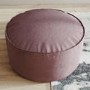 Small Purple Velvet Pouffe - Millie 