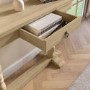 Solid Wood Farmhouse Console Table with Drawer - Madeline