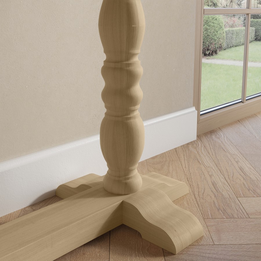 Solid Wood Farmhouse Console Table with Drawer - Madeline