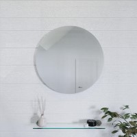 Round Hang N Lock Bathroom Mirror 600mm - Croydex