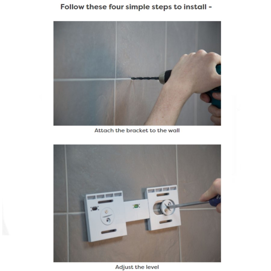 Round Hang N Lock Bathroom Mirror 600mm - Croydex