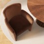 Rust Upholstered Dining Chair - Mae