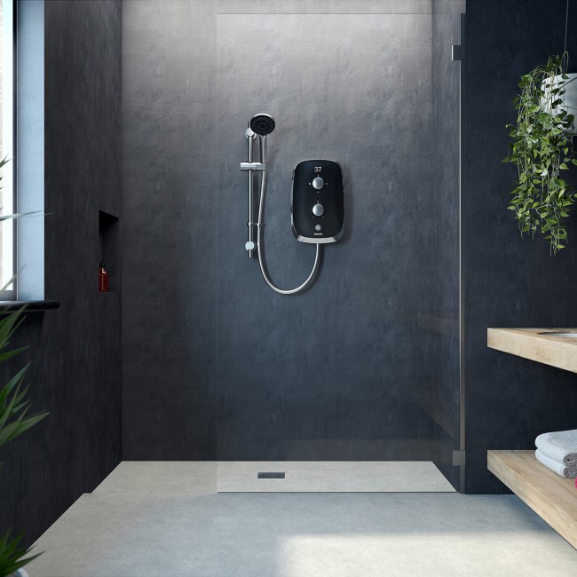 Aqualisa eMOTION 8.5kW Black Electric Shower