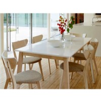 GRADE A3 - Furniture Link Montana High Gloss Dining Table