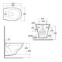 RAK Morning Rimless Wall Hung Toilet and Soft Close Seat