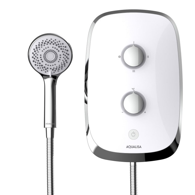 Aqualisa eMOTION Electric Shower - 9.5kw - Arctic White 