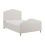 Beige Chenille Small Double Side-Lift Ottoman Storage bed with Legs - Marie