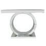 Aurora Boutique Mirrored Opulence Console Table with O Frame