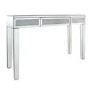Aurora Boutique Mila Mirrored Console Table with Drawer & Clear Crystal Inlay
