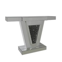 Aurora Boutique Dakota Mirrored Console Table with V Frame 