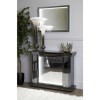 Aurora Boutique Smoked Grey Mirrored Fire Surround with LED Lights