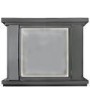 Aurora Boutique Smoked Grey Mirrored Fire Surround with LED Lights