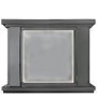 Aurora Boutique Smoked Grey Mirrored Fire Surround with LED Lights