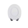 GRADE A1 - Standard Soft close High Gloss MDF Toilet Seat - Bottom Fix