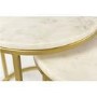 Round White Marble Nest of Side Tables - Martina