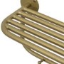 Gold Floating Shelf with 9 Hooks - Martina