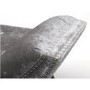 Mulberry Crushed Velvet Silver Chaise