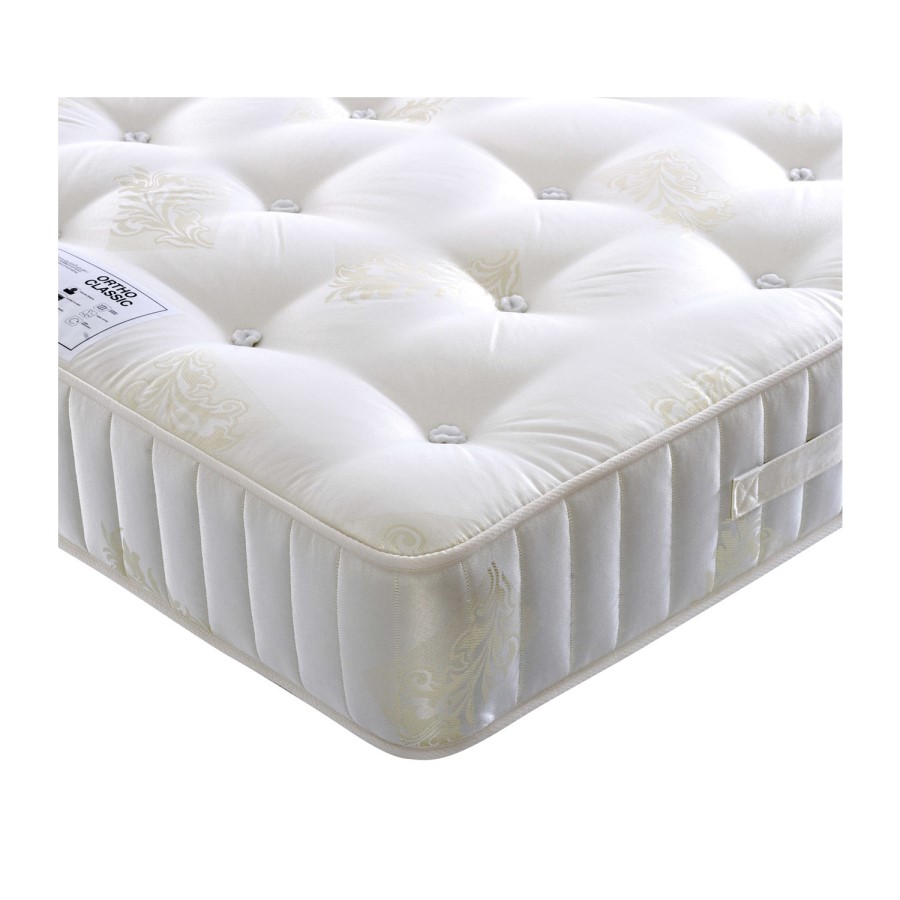 Small Double Firm Orthopaedic Open Coil Spring Mattress - Milly