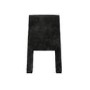 Black Velvet Ribbed Dining Chair - Nami