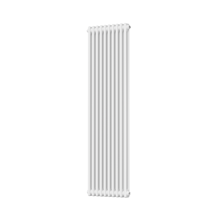 White Vertical 2 Column Traditional Radiator 1600 x 470mm - Nambi