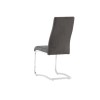 Naples Cantilever Dining Chair in Grey Antique Faux Leather