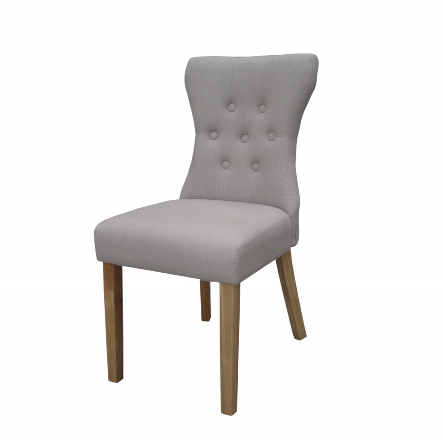 GRADE A1 - LPD Naples Beige Pair of Chairs