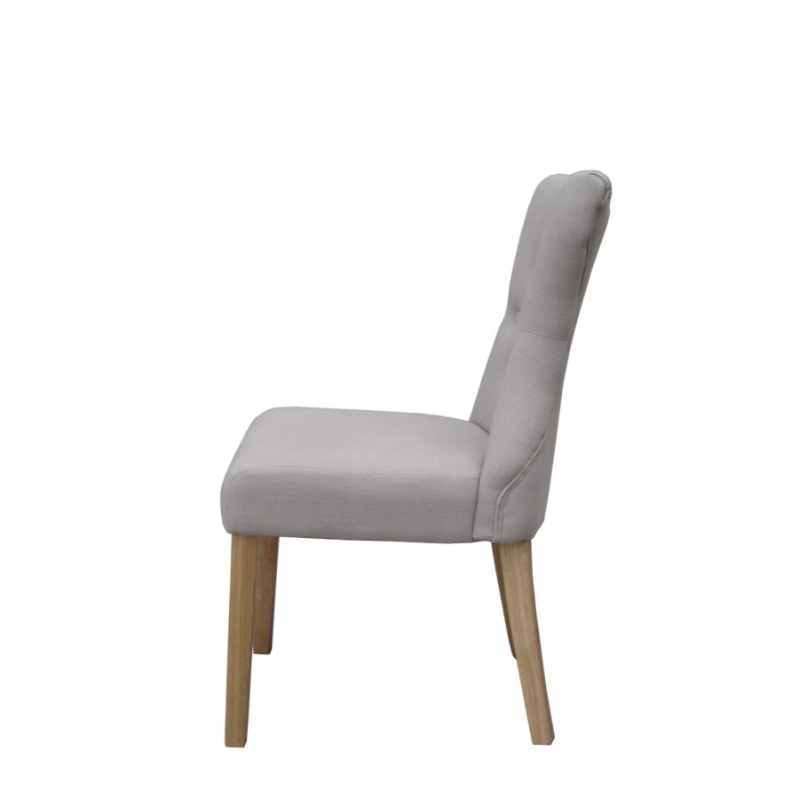 GRADE A1 - LPD Naples Beige Pair of Chairs
