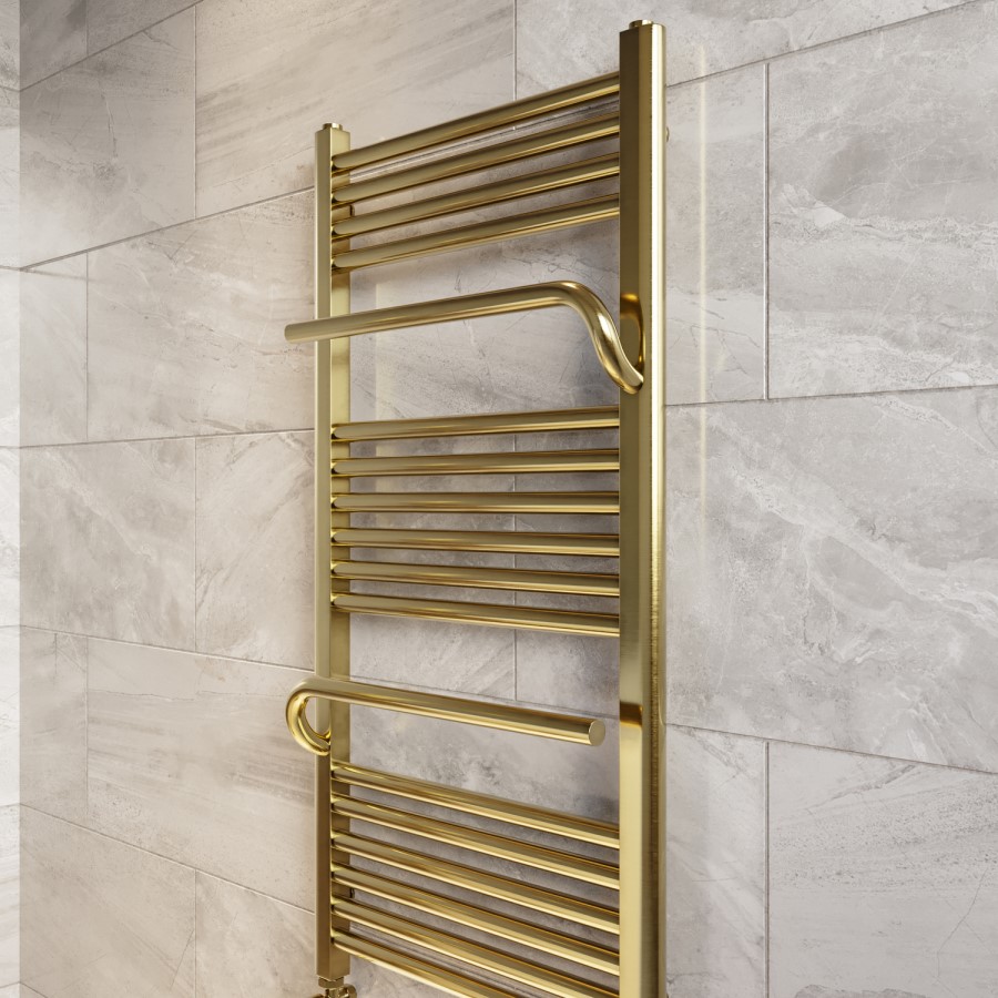 Brass Towel Radiator 1000 x 500mm - Nazco