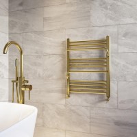 Brass Towel Radiator 650 x 600mm - Nazco