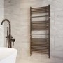 Bronze Towel Radiator 1200 x 500mm - Nazco