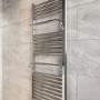 Chrome Towel Radiator 1200 x 500mm - Nazco