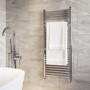Chrome Towel Radiator 1200 x 500mm - Nazco