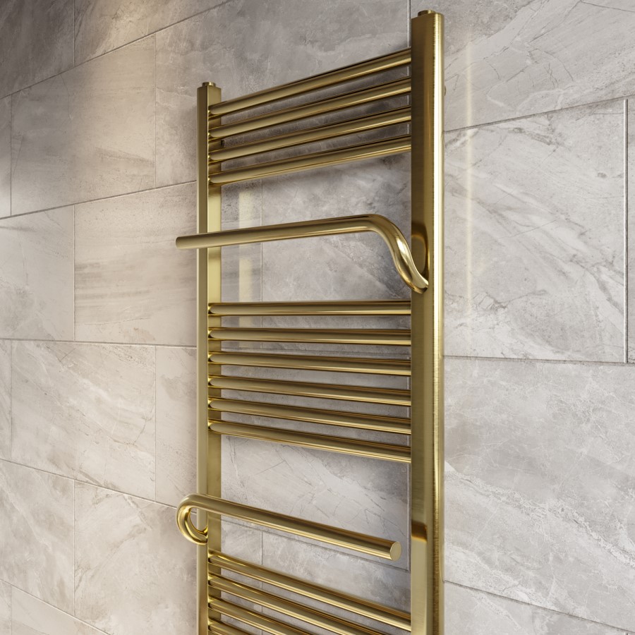 Brass Towel Radiator 1600 x 500mm - Nazco