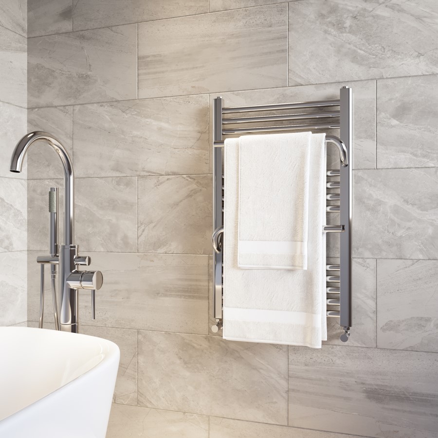 Chrome Towel Radiator 800 x 500mm - Nazco