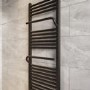 Black Towel Radiator 1200 x 500mm - Nazco