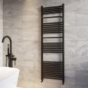 NAZMB1600 Black Towel Radiator 1600 x 500mm - Nazco