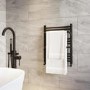 Black Towel Radiator 650 x 500mm - Nazco